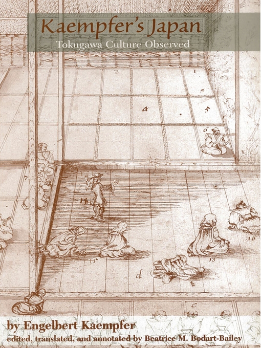 Title details for Kaempfer's Japan by Engelbert Kaempfer - Wait list